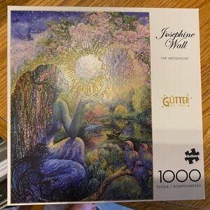 Brand New  Collectible Josephine Wall 1000pc. Glitter “The Messenger” Puzzle